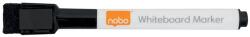 Nobo Táblamarker, kúpos hegyű, 2 mm, mágneses kupakkal, NOBO, fekete (VN4184) - webpapir