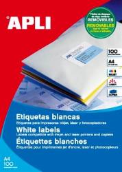 APLI Etikett, univerzális, 36, 8x23, 8 mm, eltávolítható, kerekített sarkú, APLI, 5500 etikett/csomag (100lap/csom) (LCA03051)