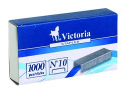 VICTORIA Tűzőkapocs, No. 10, VICTORIA (1000db/doboz) (IKVK02)