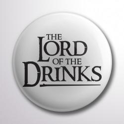Partikellékek kitűző The Lord Of The Drinks kitűző fehér