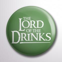 Partikellékek kitűző The Lord Of The Drinks kitűző zöld