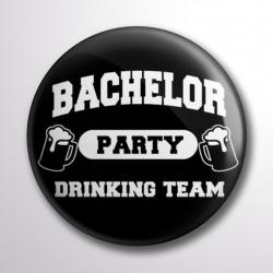 Partikellékek kitűző Bachelor Party Drinking Team legénybúcsú kitűző