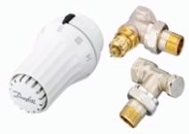 Danfoss sarok radiátor szelepszett 1/2"+termofej (013G5083)