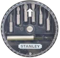 STANLEY Set 6 biti cu adaptor 1/4" STANLEY (1-68-738)