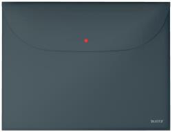 Leitz Irattartó tasak, 2 zsebes, A4, PP, pantentos, LEITZ "Cosy", bársonyszürke (E47090089) - webpapir