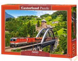 Castorland Vonat a hídon 500 db-os (B-52462)