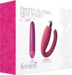 Rocks-Off Feranti - Pretty in Pink Hot Stuff Set 2 db-os vibrátor szett