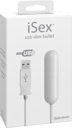 Pipedream iSex - USB-s mini vibrációs tojás (iSex USB Slim Bullet)