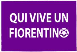 Tréfás Lábtörlő / Olasz foci Fiorentina szurkoló