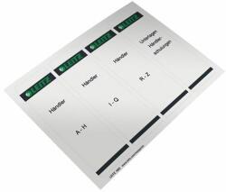 LEITZ Cserecímke, iratrendezőhöz, öntapadó, 61x192 mm, LEITZ, szürke (E16850085) - webpapir