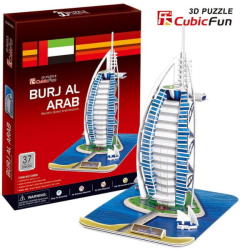 CubicFun 3D Puzzle - Burjal-Arab 44 db-os (C065)