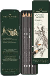 Faber-Castell Set creion grafit FABER-CASTELL Aquarelle, 5 buc/set, FC117805