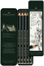 Faber-Castell Set creion grafit FABER-CASTELL Jumbo 9000, 5 buc/set