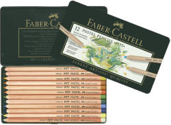 Faber-Castell Creioane pastel FABER-CASTELL PITT 12 culori/cutie, FC112112