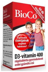 BioCo Vitamin D3 400 chewables for Kids (60 tabl. de mest. )