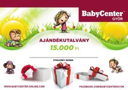 Ajándékutalvány 15.000 Ft értékben - babycenter-online
