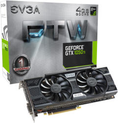 EVGA GeForce GTX 1050 Ti FTW GAMING ACX 3.0 4GB GDDR5 128bit (04G-P4-6258-KR)