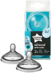 Tommee Tippee cumisüveg cumi Advanced anti colic 2 db közepes folyású - babamarket