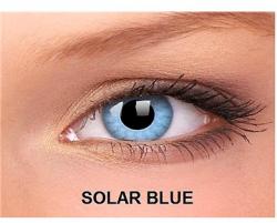 MAXVUE VISION Crazy - Solar Blue, dioptria nélküli, 1 éves, 2 lencse