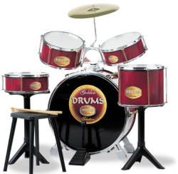 Reig Musicales Baterie, Set Tobe Golden Drums (RG726) - bekid Instrument muzical de jucarie