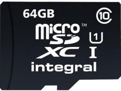 Integral microSDXC 64GB Class 10 INMSDX64G10-40U1