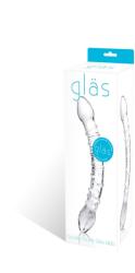 Gläs Double Trouble Glass Dildo kétvégű üvegdildó 23,5 cm