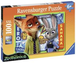 Ravensburger Zootropolis - Állati nagy balhé XXL puzzle 100 db-os (10599)