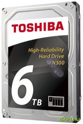 Toshiba N300 3.5 6TB 7200rpm 128MB SATA3 HDWN160EZSTA