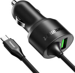 Tronsmart Sursa Alimentare Auto TS-CCTA Qualcomm Quick Charge 3.0 Dual USB Tip C