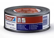 tesa Banda adeziva panzata 50mm x 50m gri Duct Tape Tesa 4615