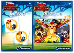 Clementoni Disney Junior - Oroszlán őrség - puzzle 60 db-os és memóriajáték (MH-07912)