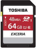 Toshiba SDXC EXCERIA N301 64GB UHS-I THN-N301R0640E4