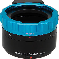 FotodioX Pro B4 Magic Adapter + 1.4X Extender for Blackmagic + MFT Camera (53110)