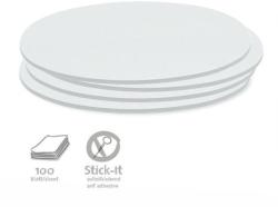  Stick-It Ovális 9, 5x20, 5 cm öntapadós moderációs kártya 100 db fehér