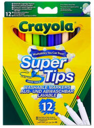 Crayola Crayola: Set de carioci lavabile cu vârf subțire - 12 buc (7509)
