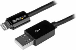 StarTech USBLT3MB Apple Lightning - USB A adat/töltőkábel 3m - Fekete (USBLT3MB)