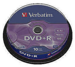 Verbatim DVD+R AZO Double Layer 8X 8.5GB Matt Silver (10 buc) (43666)
