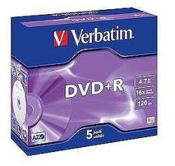 Verbatim DVD+R AZO Double Layer 8X 8.5GB Matt Silver (43541)