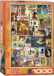 EUROGRAPHICS Vintage Bicycle Posters 1000 db-os (6000-0756)