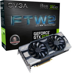 EVGA GeForce GTX 1070 FTW2 GAMING iCX 8GB GDDR5 256bit (08G-P4-6676-KR)