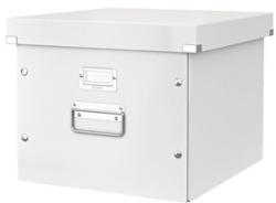 LEITZ Irattároló doboz, függőmappának, lakkfényű, LEITZ "Click&Store", fehér (E60460001)