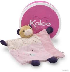Kaloo Ursuleţ de pluş pentru dormit cu păpuşă de mână şi jucărie dentiţie Petite Rose-Doudou Pretty Bear Kaloo 20 cm în ambalaj de cadou pentru cei mai mici (K969865)