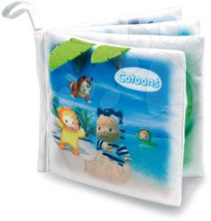 Smoby Cărticică din textil Cotoons Smoby cu poveşti pentru bebeluşi de la 3 luni (SM211025)