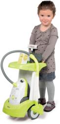 Smoby Cărucior de curățenie Smoby cu aspirator electronic Rowenta si cu 3 accesorii verde (SM24406)