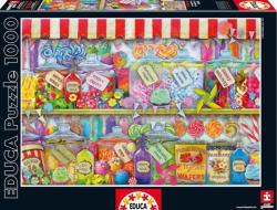 Educa Puzzle Genuine Candy Shop Educa 1000 de piese de la 12 ani (EDU16291)