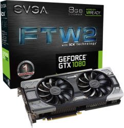 EVGA GeForce GTX 1080 FTW2 GAMING iCX 8GB GDDR5X 256bit (08G-P4-6686-KR)