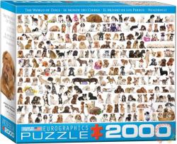 EUROGRAPHICS The World of Dogs 2000 db-os (8220-0581)