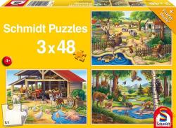 Schmidt Spiele My Favorite Animals 3x48 db-os (56203)