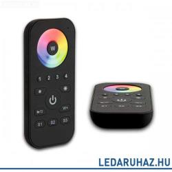 Ledium SysCon 4 zónás RF RGB+W vezeték nélküli LED távvezérlő, memóriával, színtárcsával, fekete (OH9112500)