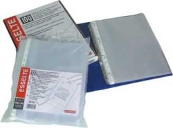 ESSELTE Folie protectie pentru documente, 43 microni, 100folii/set, ESSELTE - transparent (ES-56171)
